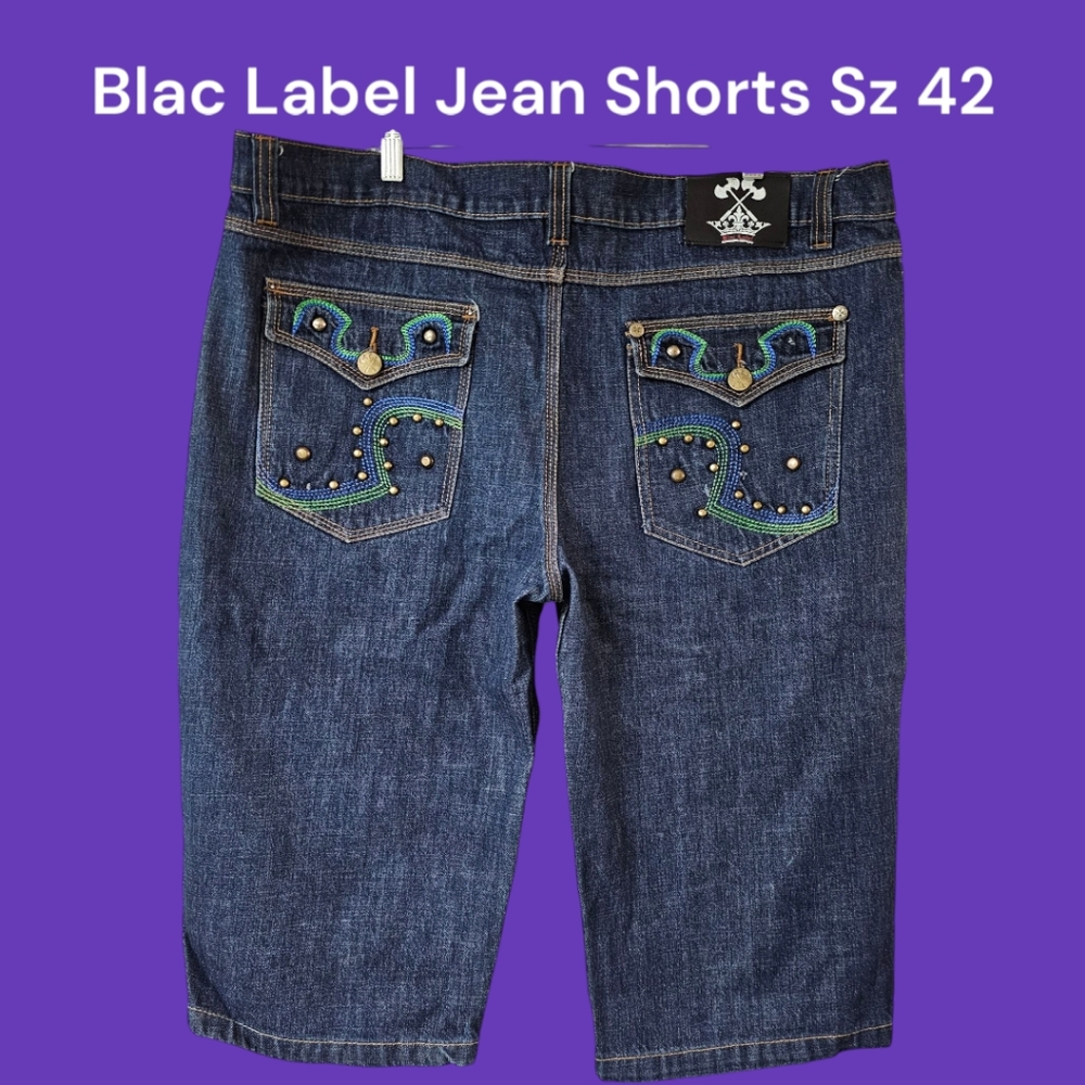 Blac Label Jean Shorts Sz 42